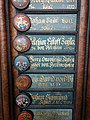 Wappentafel der Patrizier im Stadtmuseum Memmingen. Darunter: Stebenhaber