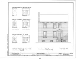 Mills House ، مسیر 708 ، شارلوتسویل ، شارلوتزویل ، VA HABS VA ، 2-CHAR.V ، 9- (ورق 4 از 6) .tif