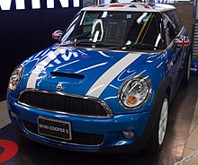 Mini Cooper S with Union Jack paintwork design Mini cooper S at Ebisu.jpg