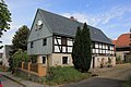 Residential stable of a three-sided courtyard