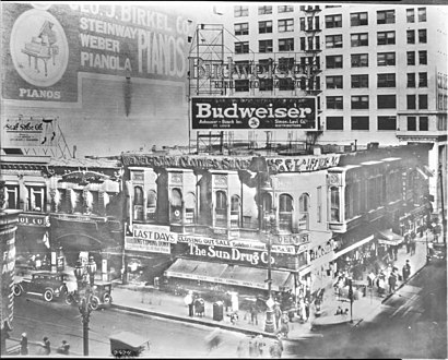 NE corner 5th/Broadway, early 1920s, before the Chester Williams Bldg. replaced the Victorian building