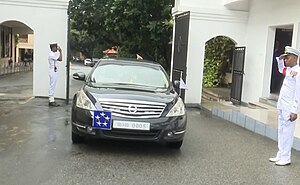 Sri Lanka Navy Nissan Sylphy B17 with Five stars