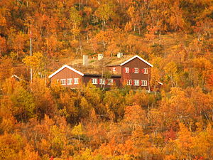 Nedalshytta in autumn 2008