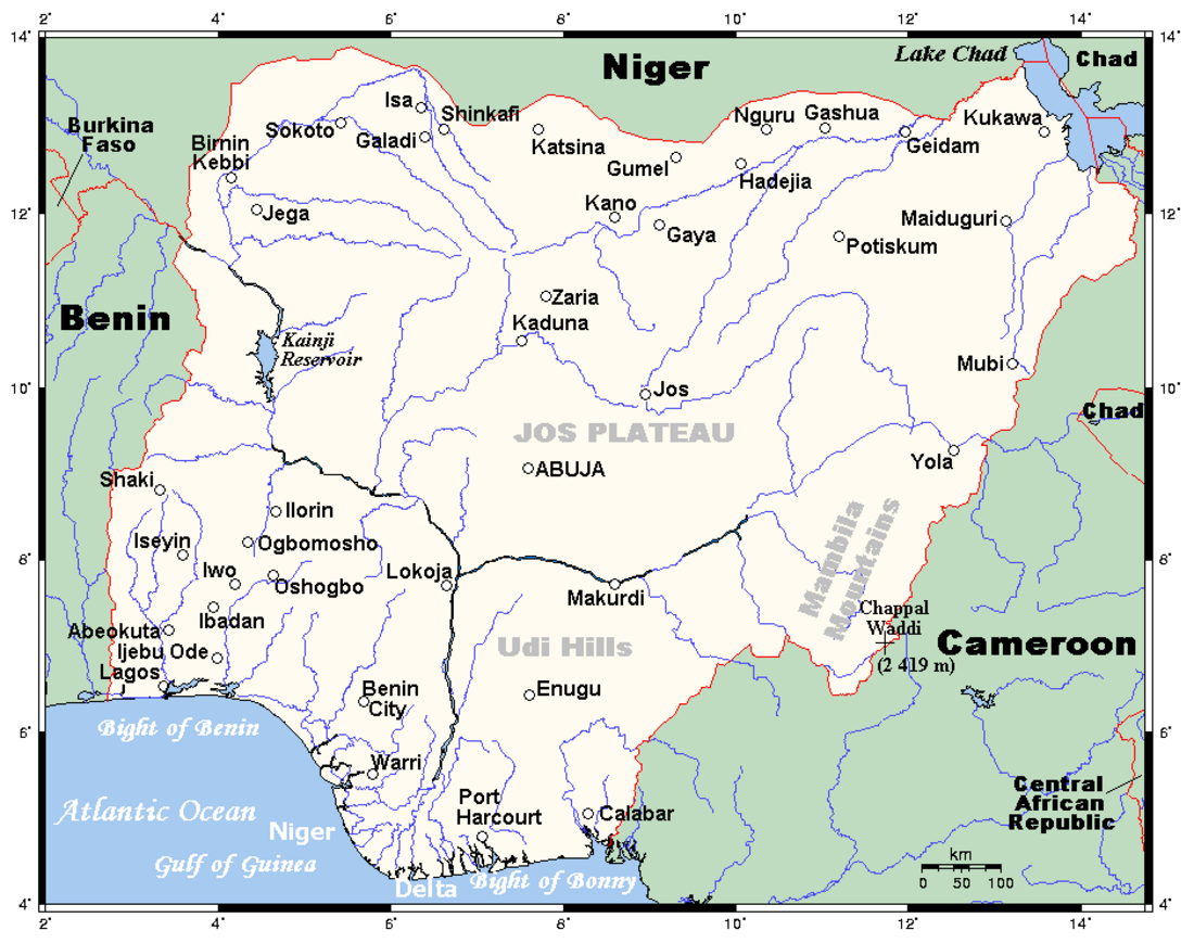 List of rivers of Nigeria