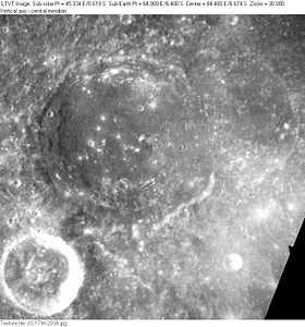 Снимок c борта Аполлона-17.