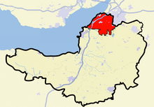 Kaart van het kiesdistrict