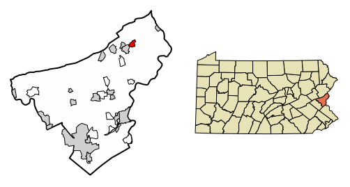 File:Northampton County Pennsylvania Incorporated and Unincorporated areas East Bangor Highlighted.svg