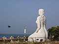 Nude Mermaid Statue, Kollam Beach
