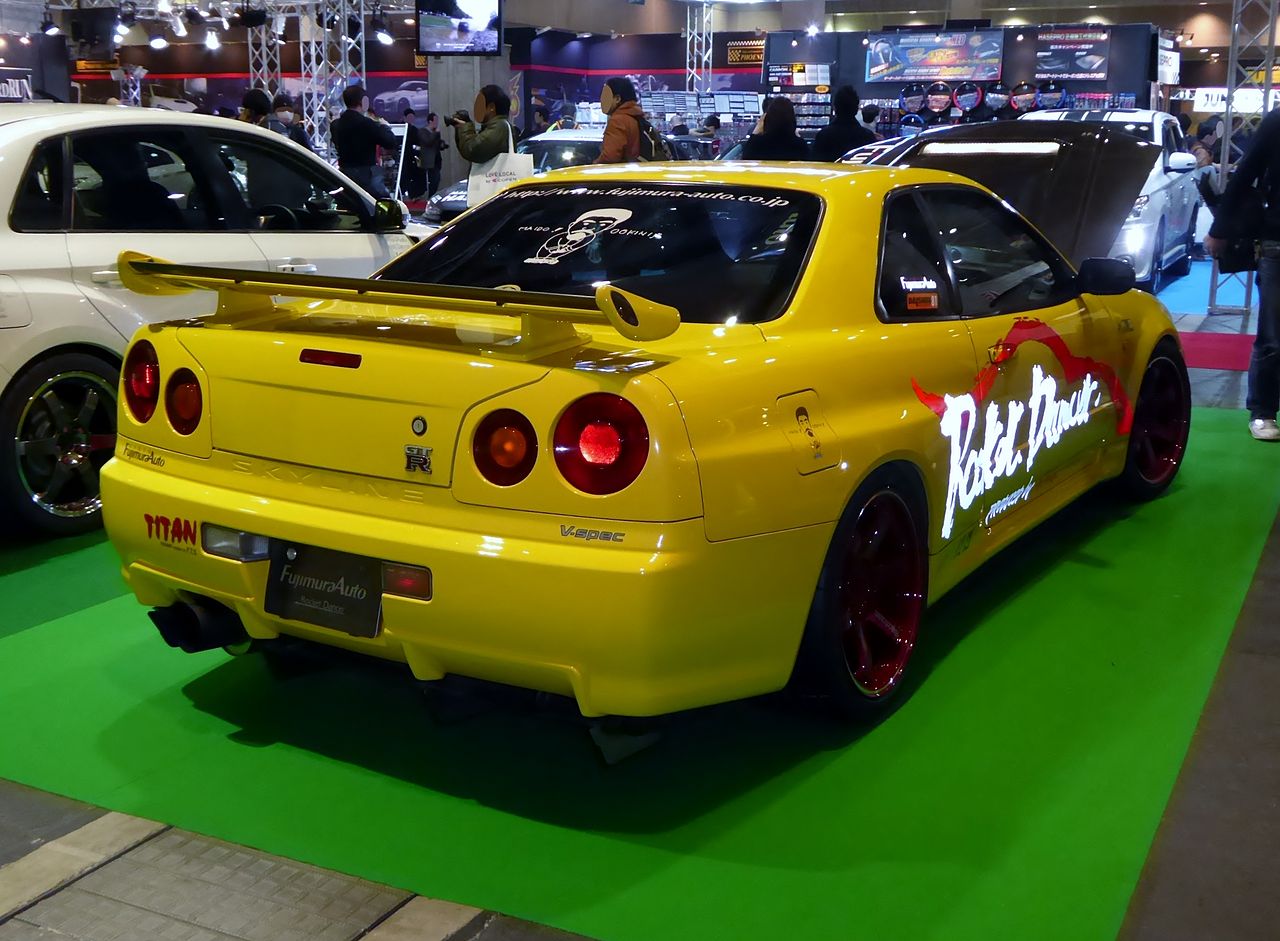 Image of OSAKA AUTO MESSE 2015 (341) - Rocket Dancer GT-R BNR34 "Kiirobon"