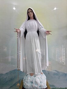 Statue of Mary, Mediatrix of All Grace at the Carmelite convent in Lipa Our Lady of Mediatrix of All Grace - Lipa 4.jpg