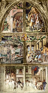 Freskenzyklus Storie di San Cristoforo – Digitale Rekonstruktion