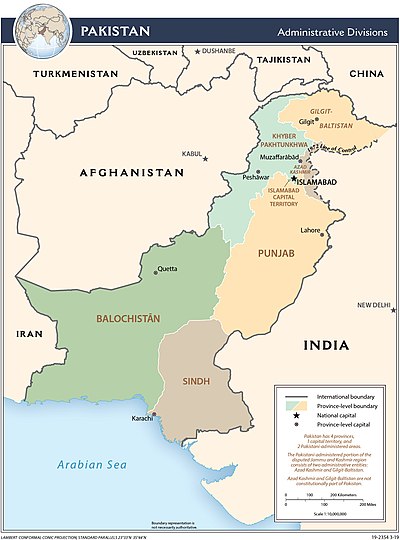 Pakistan Map Pakistan Administrative Divisions.jpg