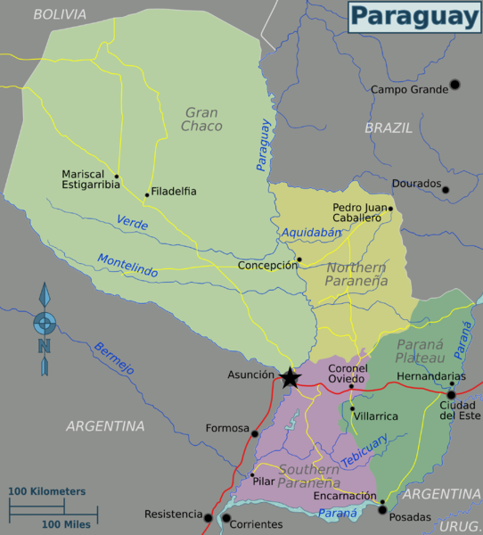 File:Paraguay regions map.png