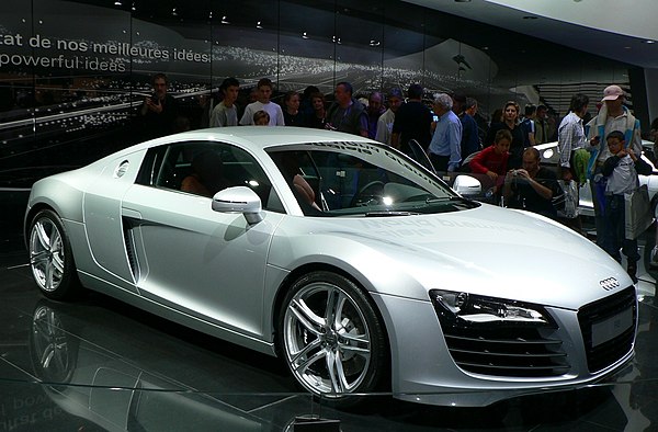 Audi R8 road car at the 2006 Paris Motor Show