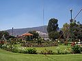 Main park of the town Santa María del Tule.