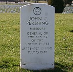 John Pershings gravsten.