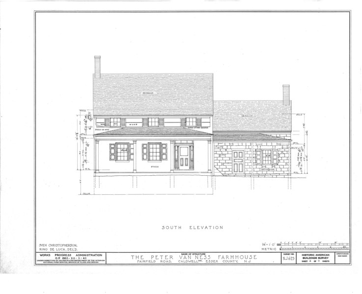 File:Peter Van Ness Farmhouse, Fairfield Road, Fairfield, Essex County, NJ HABS NJ,7-FAIRF.V,1- (sheet 4 of 11).tif