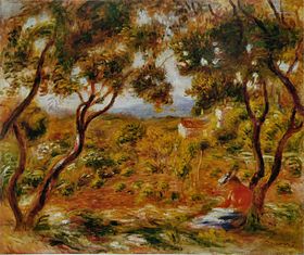 Pierre-Auguste Renoir, Les Vignes à Cagnes, 1908.