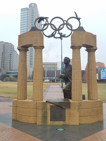 Gateway of Dreams monument in Centennial Olympic Park in Atlanta, built during the Centennial Olympic Games.