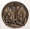 Pisanello, médaille de leonello d'este, marquis de ferrare (quatrième), avec deux hommes dans un bateau, ca 1440-55 jpg