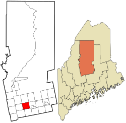 Piscataquis County Maine incorporated and unincorporated areas Guilford highlighted.svg