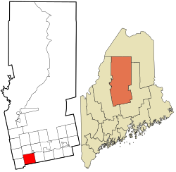 Piscataquis County Maine incorporated and unincorporated areas Parkman highlighted.svg