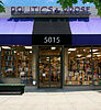 A picture of the storefront of Politics and Prose from the Connecticut Avenue entrance