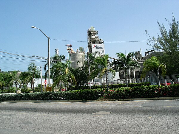 The former Ponce Cement plant in Magueyes Urbano (the plant is now owned by CEMEX)