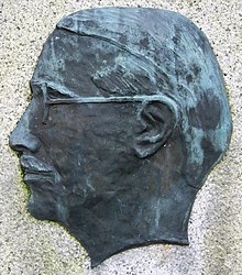 Portrait relief of swedish author Frank Heller lund sweden.jpg