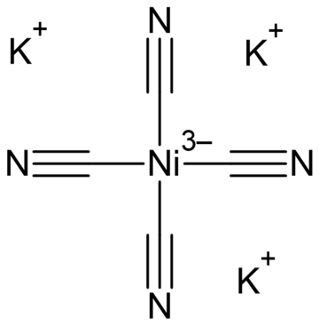四氰合镍(I)酸钾