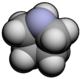 Structure 3D de la pyrrolidine