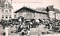 Marché et halle à la criée peu après la construction de la Grand Poste.