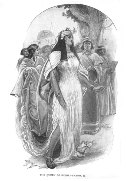 An illustration of the Queen of Sheba
