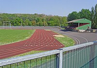 Scunthorpe's first home, the Quibell Stadium Quibell Park, Scunthorpe (geograph 793104).jpg