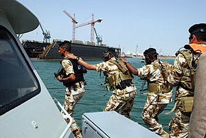 RBNF sailors conduct boarding exercise at RBNS Al Jasrah 2008-05-19.jpg