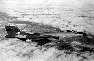 Kentucky ANG RF-101H flying a combat mission in South Vietnam, 1968 RF-101H Kentucky ANG over Asia c1968.jpg