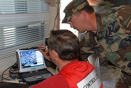 ROVER consists of a laptop receiver for aircraft video feeds. ROVER Laptop.jpg