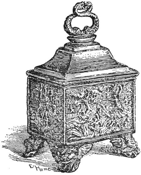 Tobacco Box, from a drawing by Edith Hume