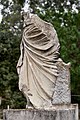 Remains of a (female?) funerary statue at the Ancient Agora, date(?). Athens, Greece.