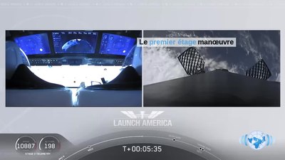 Fichier:Retour sur le premier vol habité de SpaceX V3.webm
