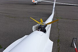 Retracting sustainer engine on a glider (sailplane) part 1.jpg