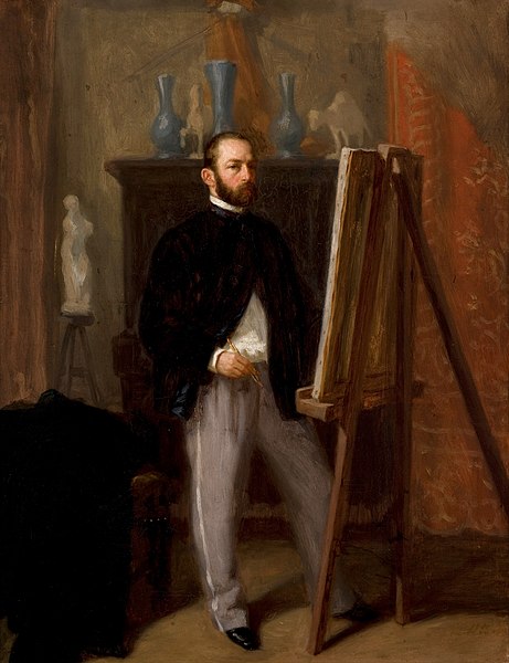 File:Rodakowski - Autoportret przy sztaludze 1858.jpg