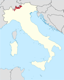 Diecéze Como na mapě