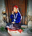 Rongpa teen girl from the lower tibet himalayas of uttarakhand, India