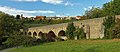 November: Die Tauberbrücke bei Rothenburg ob der Tauber.