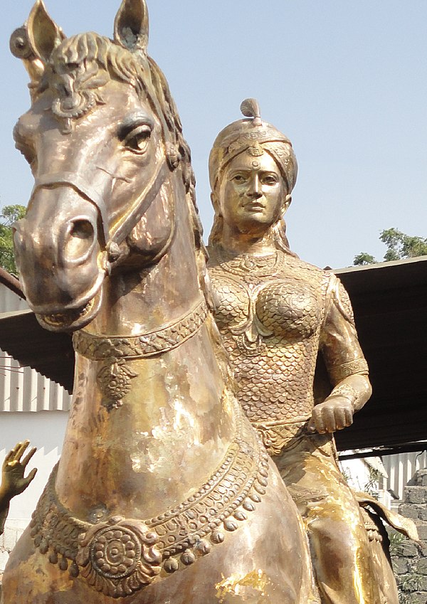A 21st century statue of Rudrama