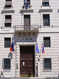 Embassy to the Holy See, in Rome