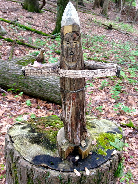 File:RusticCarvedWoodStatue TroutBrookValleyPreserve.jpg