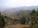 Landschaft in Gitarama