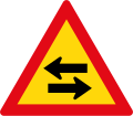 234: Two-way traffic crossing ahead